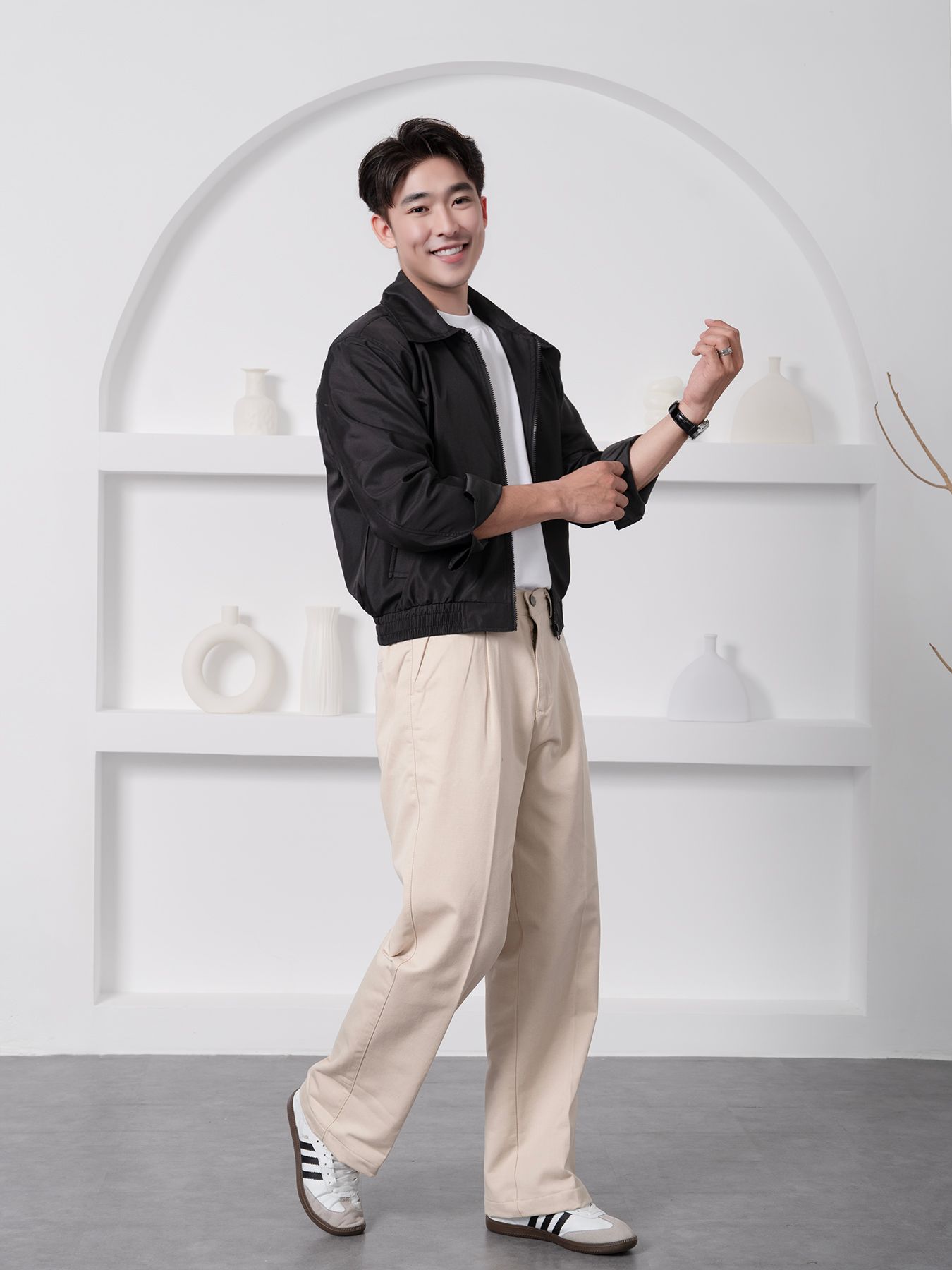Quần kaki wide leg CREAM 05