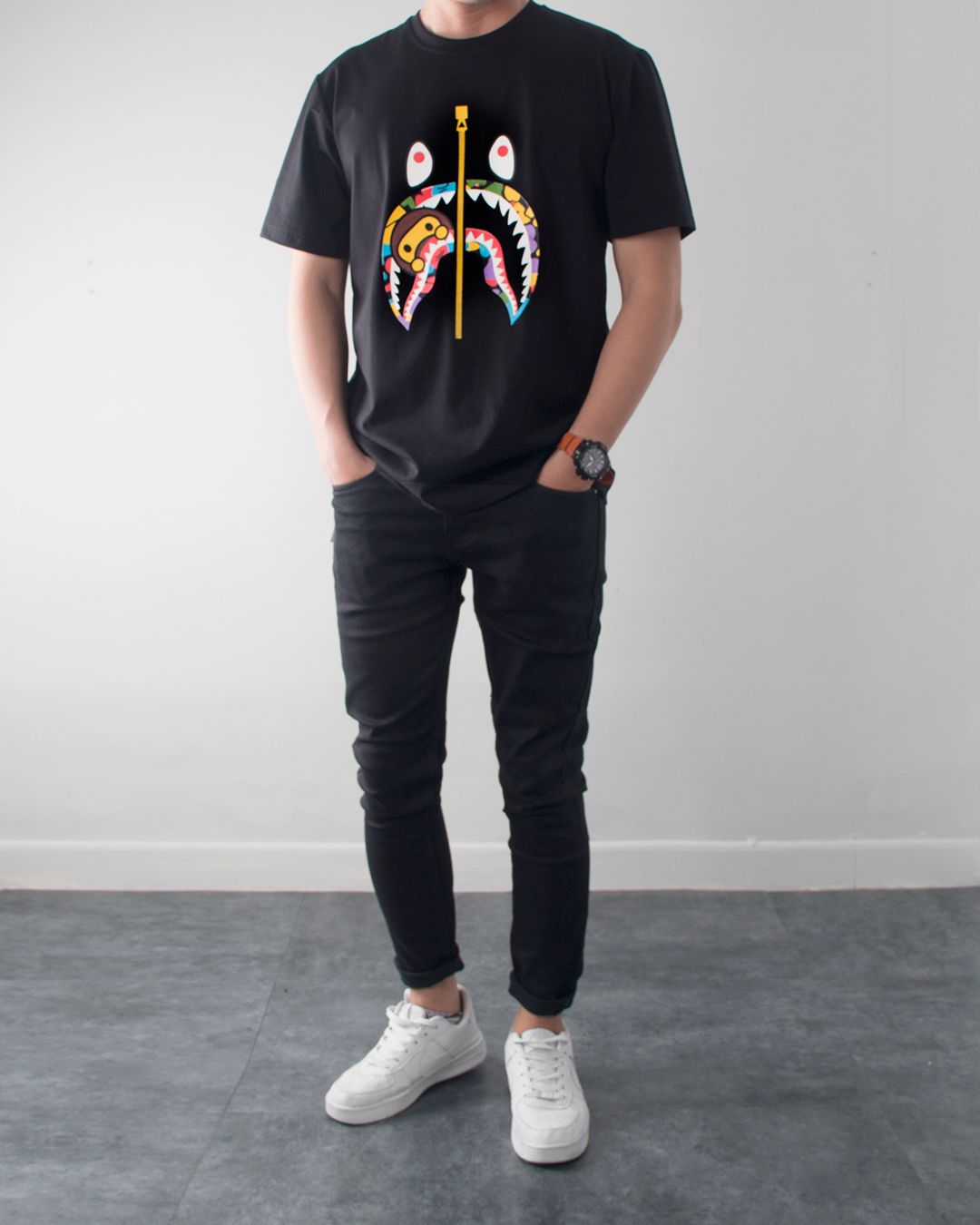 Ape shark milo đen