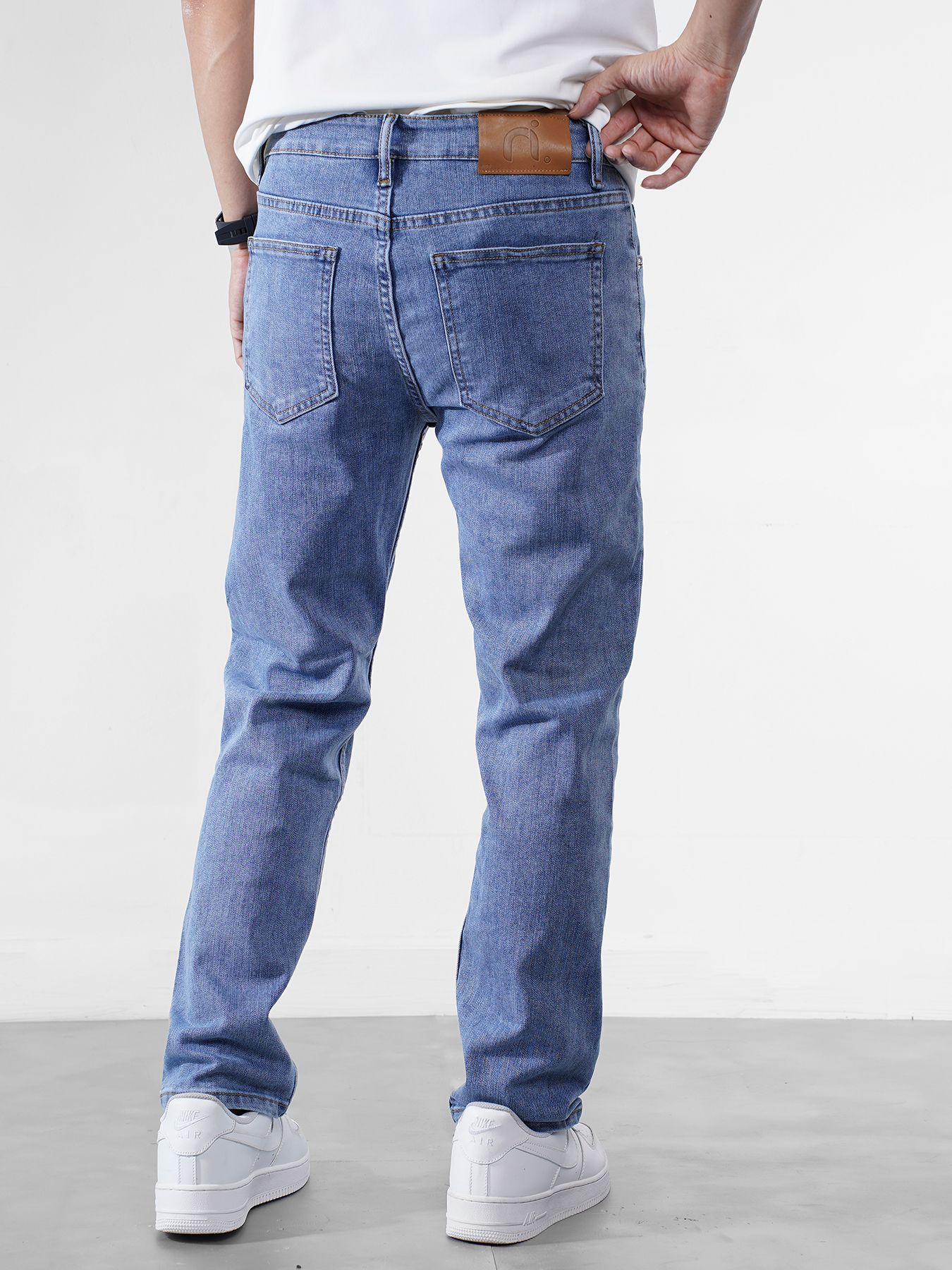  Quần jean regular retro blue 25 