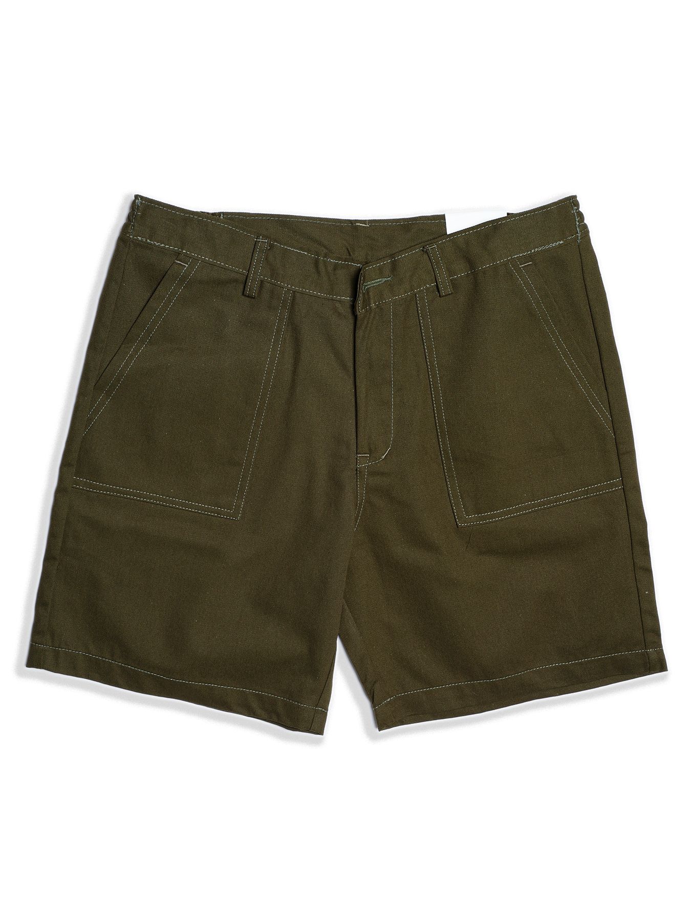  Quần short kaki 4pocket rêu 