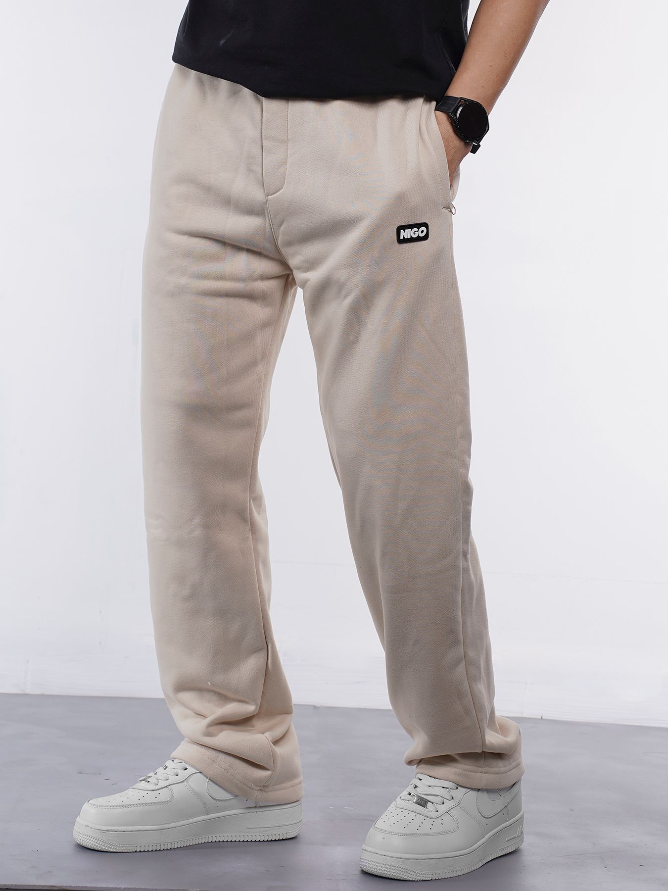  Quần sweatpant thun beige 06 