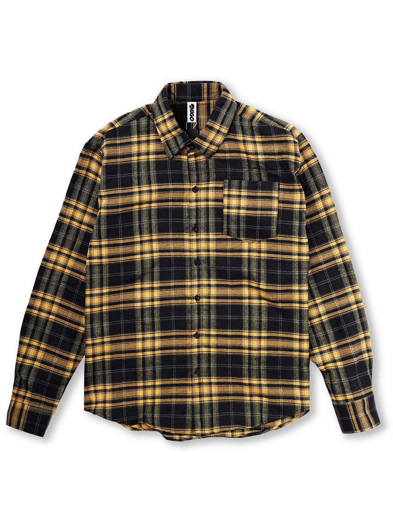 Sơ mi flannel yellow