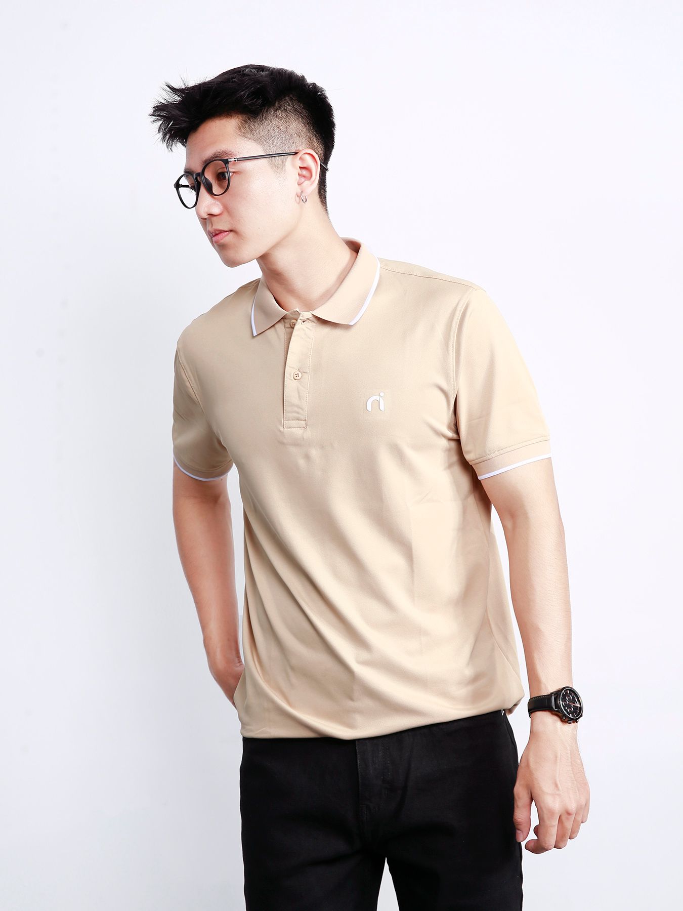  Áo polo basic tan PL03 