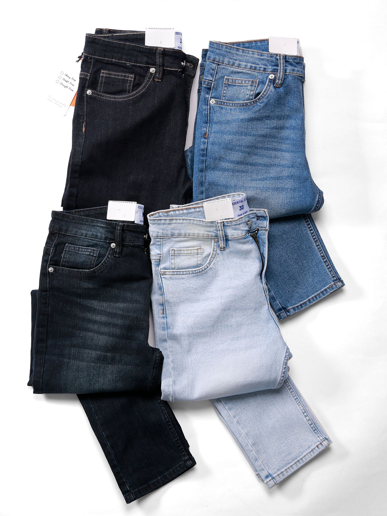  Quần Jean basic darkblue 10 