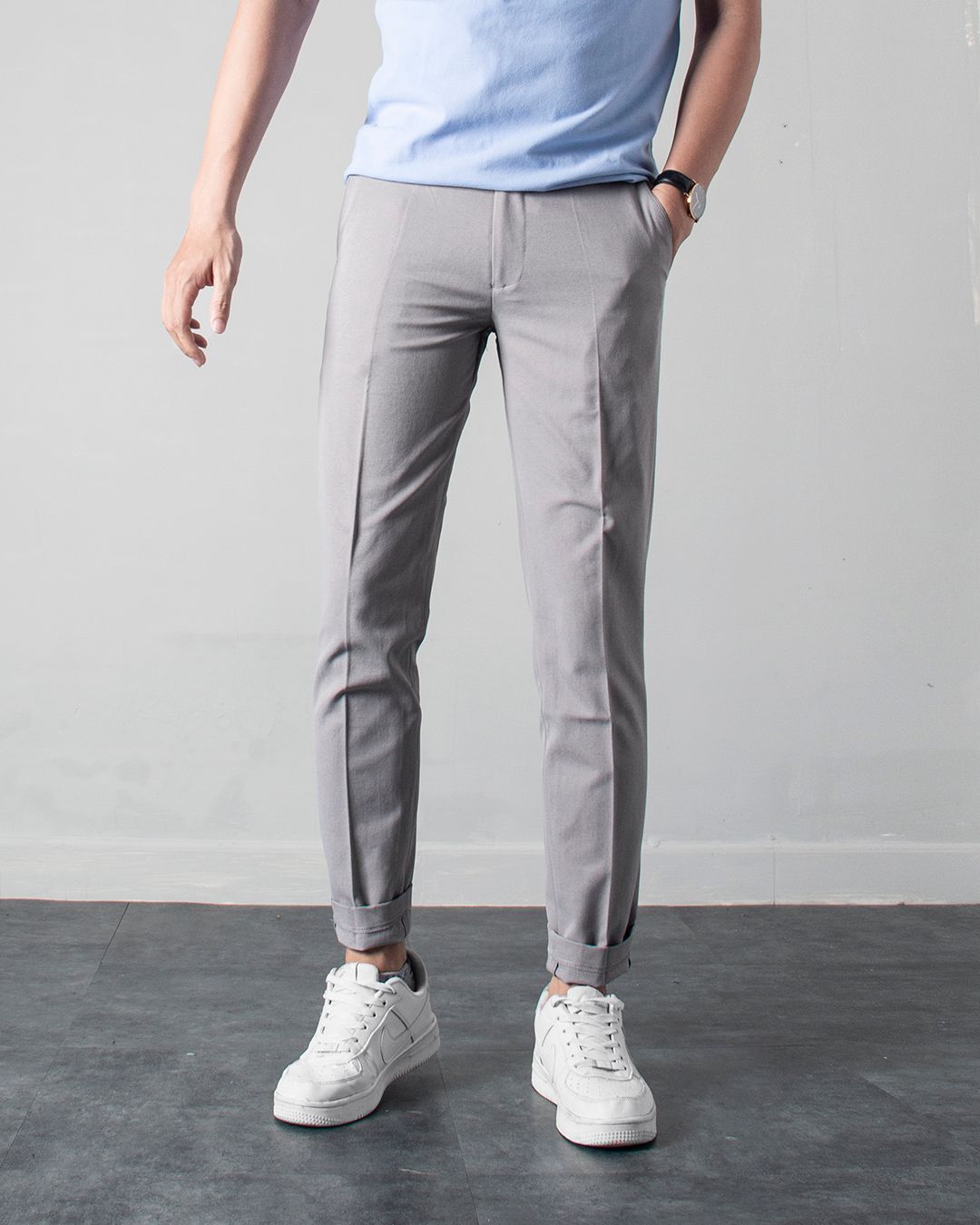 Quần tây xám nhạt ZR