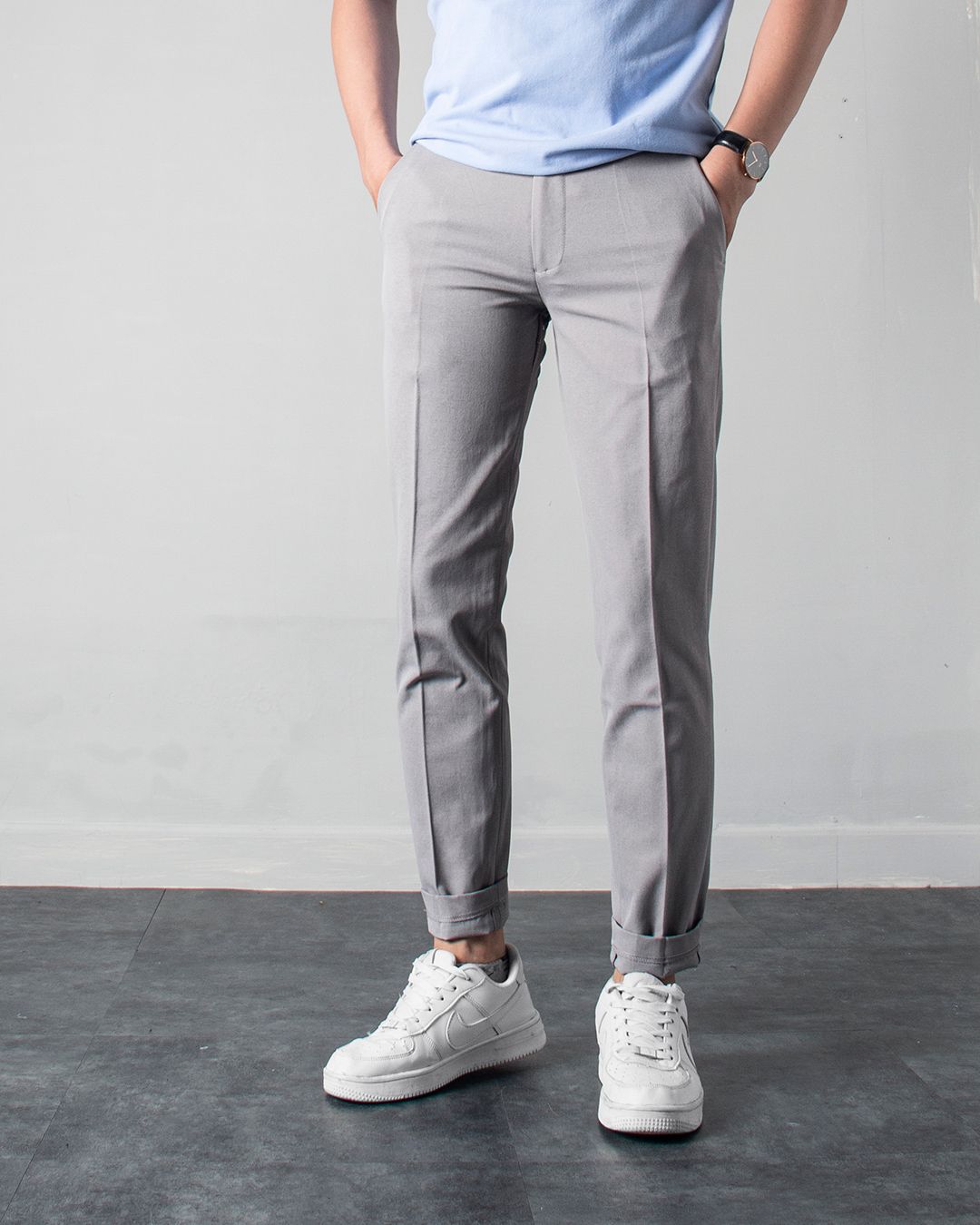 Quần tây xám nhạt ZR