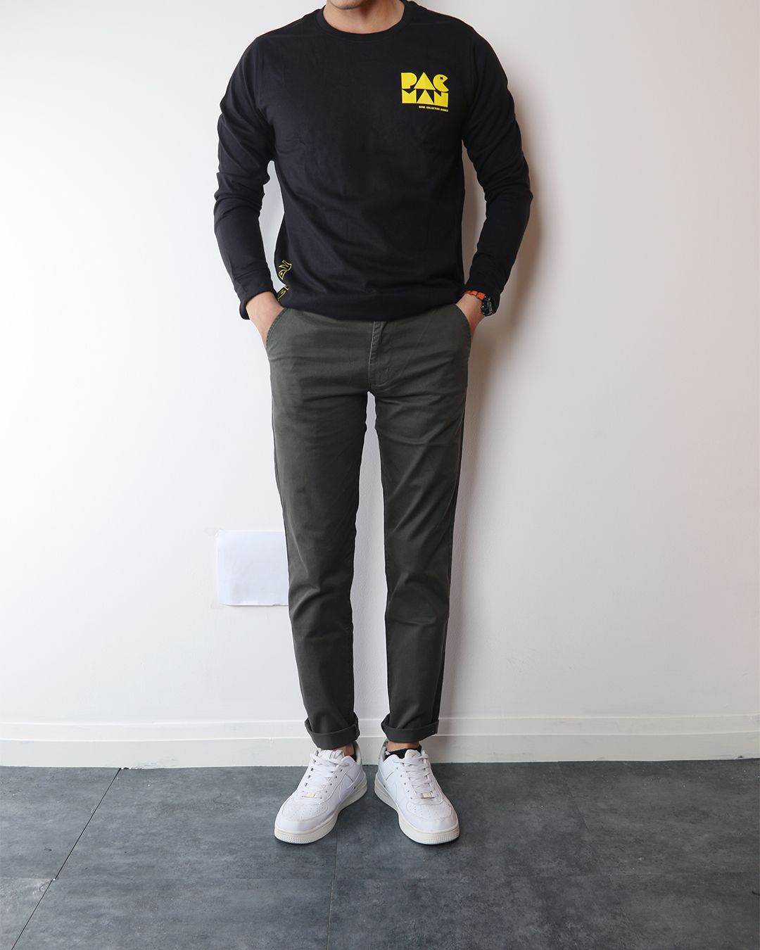 Quần kaki xám đậm 07 vnxk