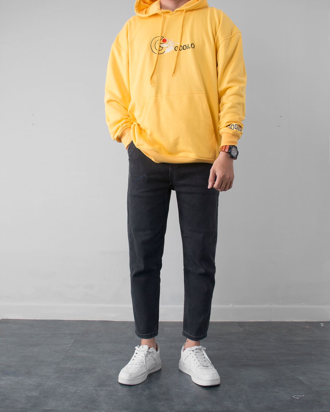  Hoodie godilo yellow 