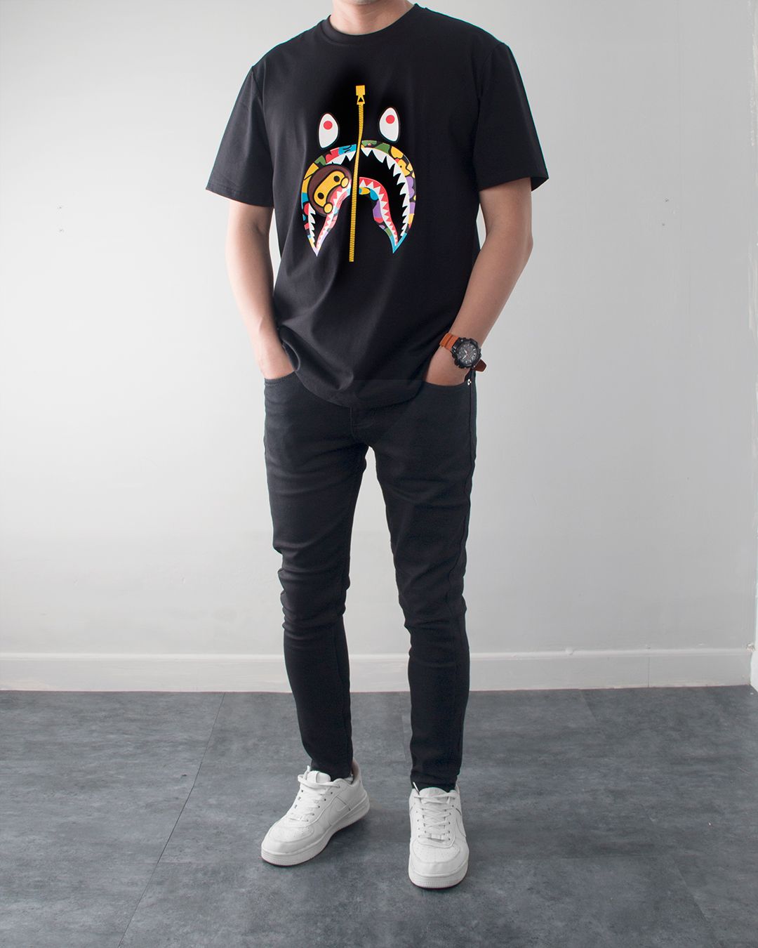 Ape shark milo đen