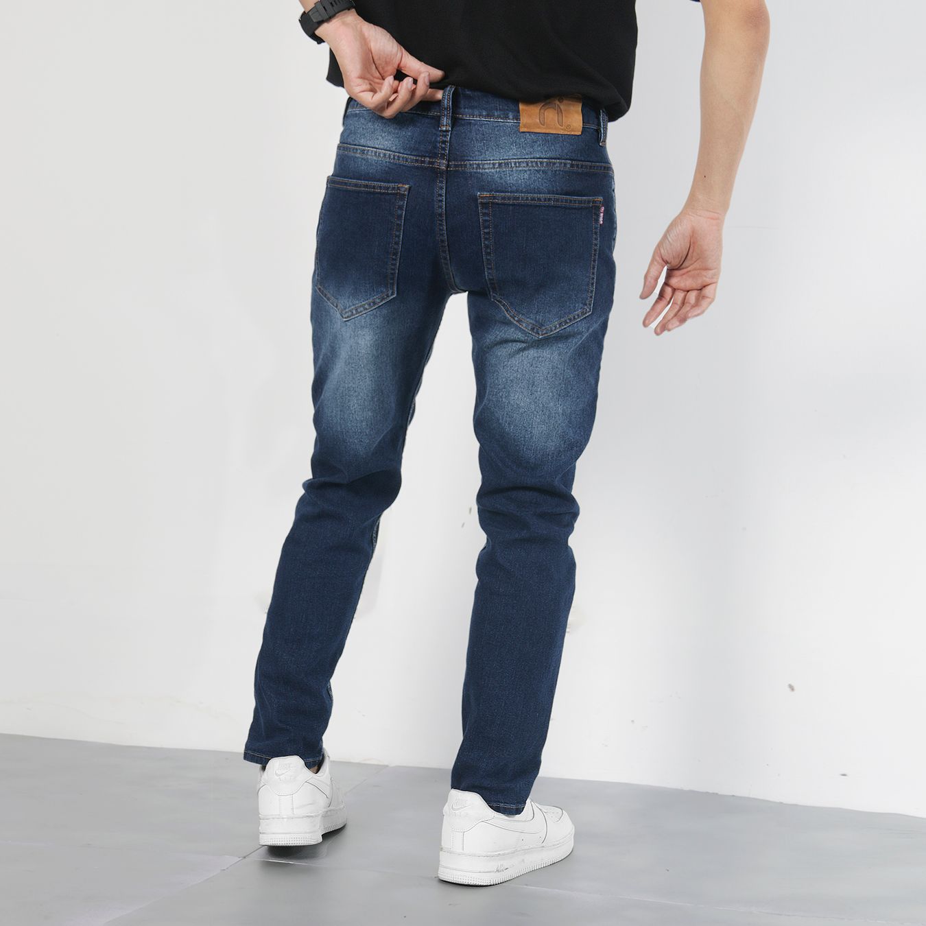  Quần jean darkblue wash 98 