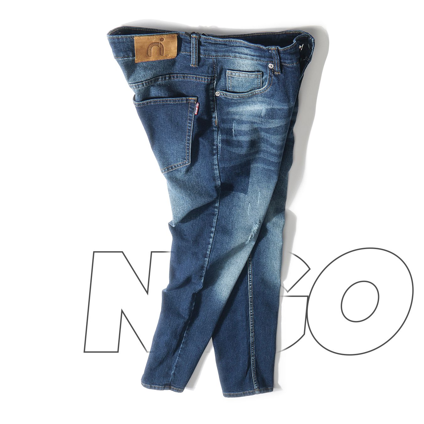  Quần jean darkblue wash 98 