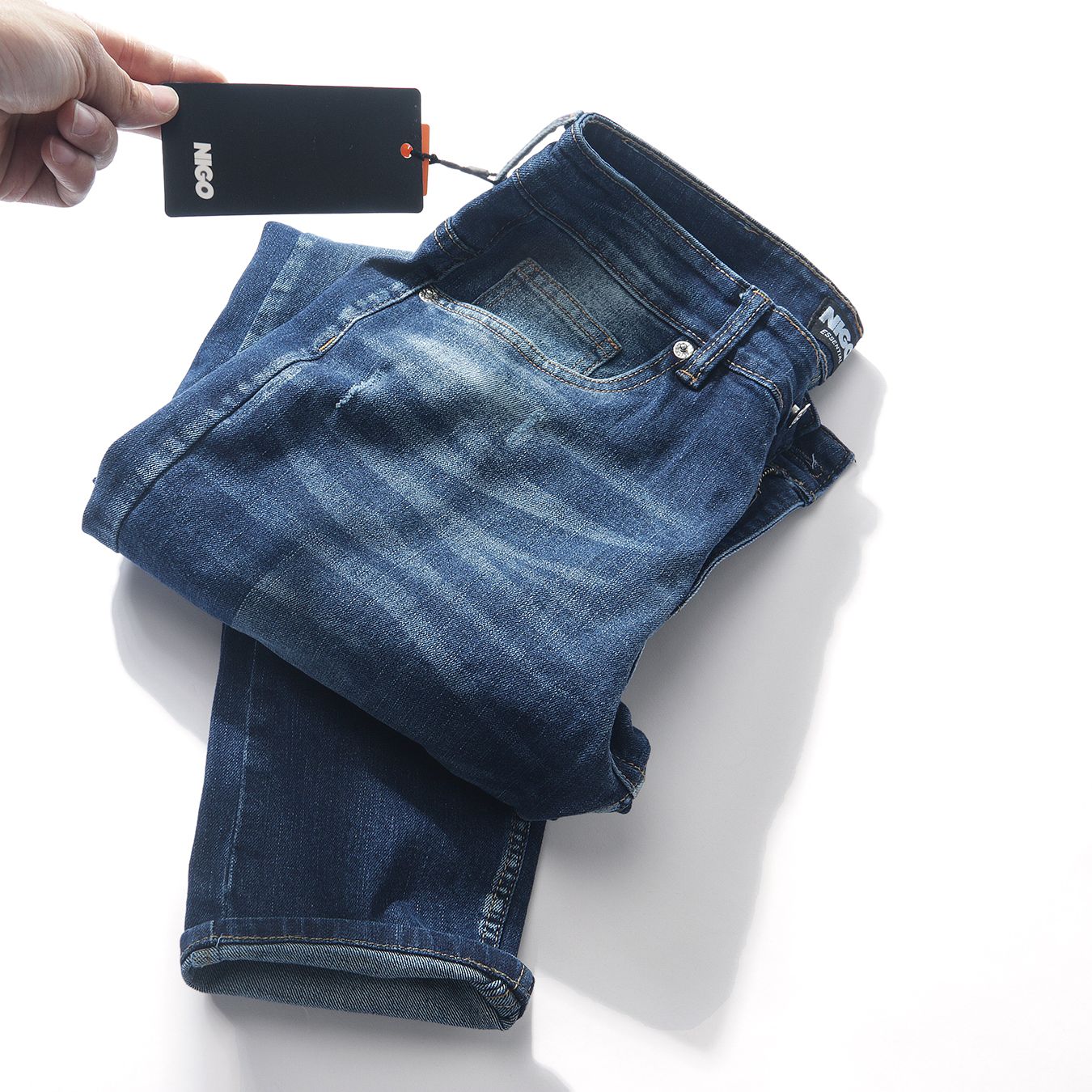 Quần jean darkblue wash 98
