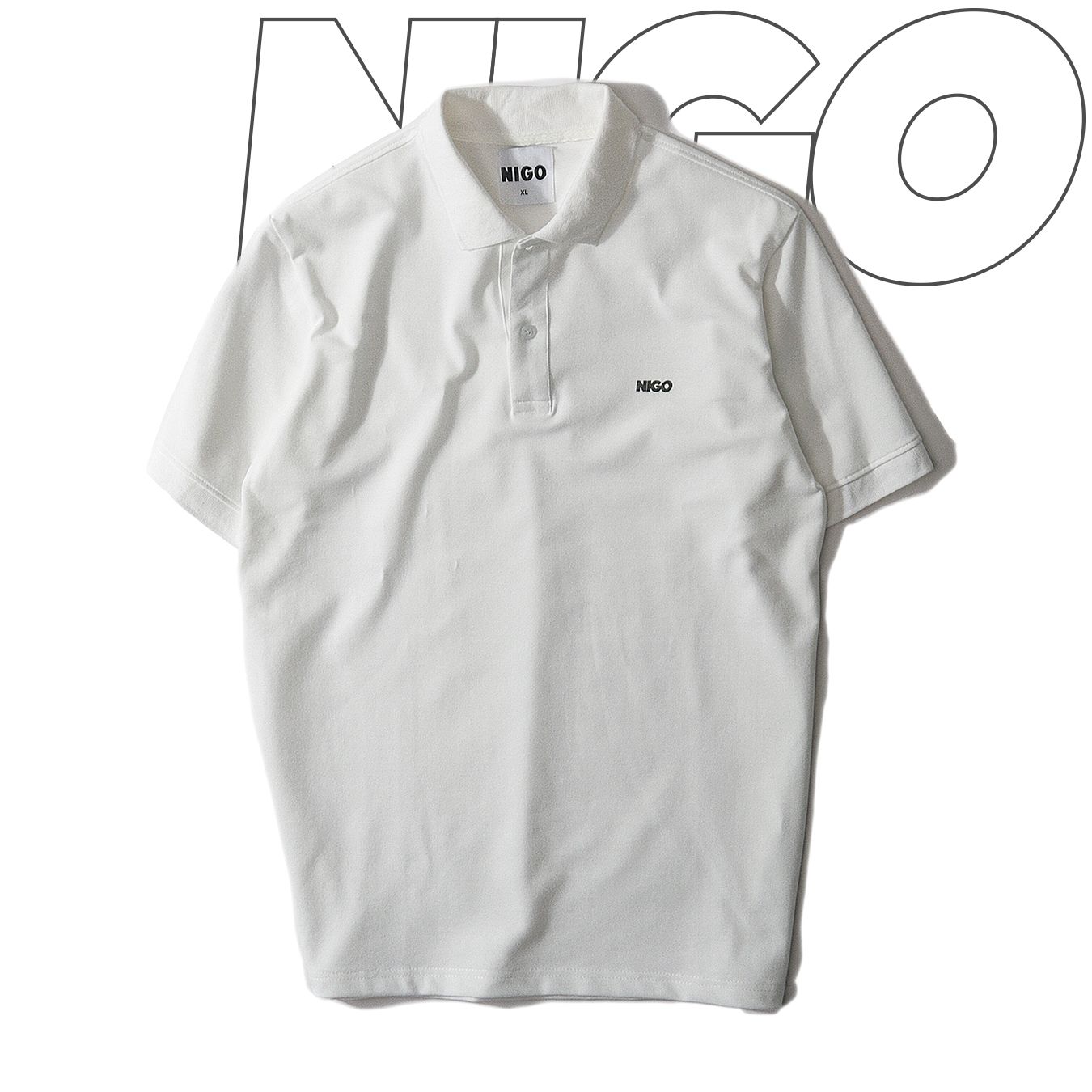  Áo polo basic white 07 