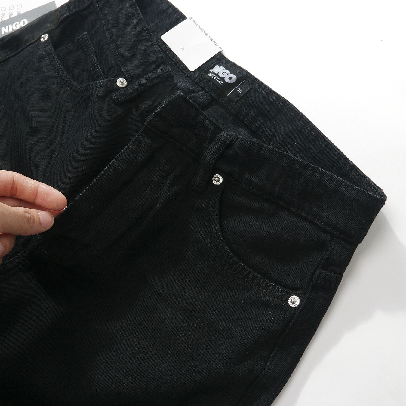  Jean Straight Black 32 