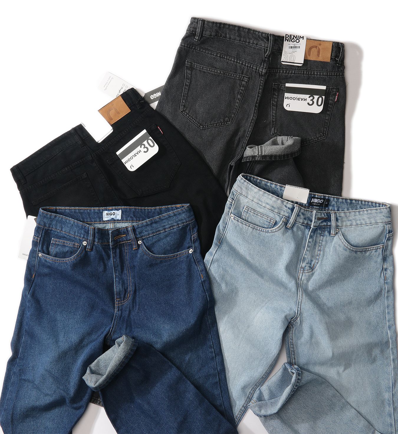  Jean Straight Grey 33 