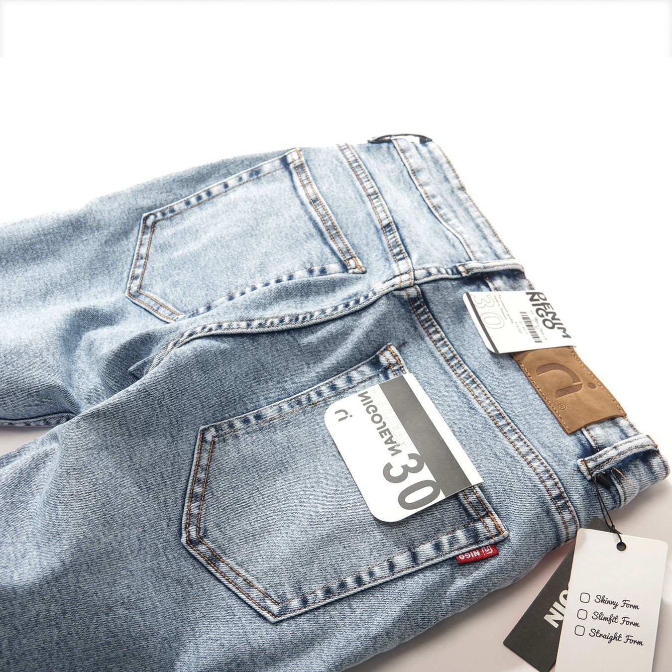  Quần jean basic tape lighblue 05 