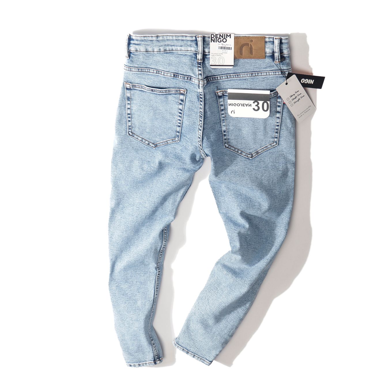  Quần jean basic tape lighblue 05 