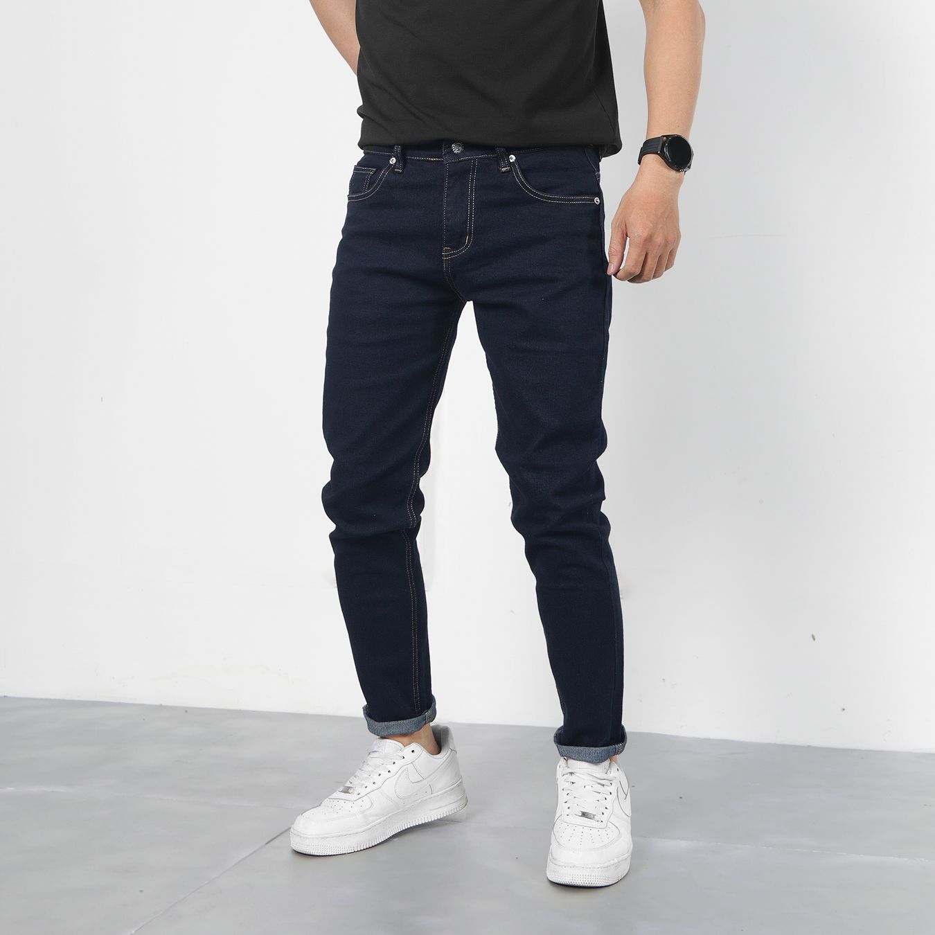  Quần jean navi skinny tapered 06 