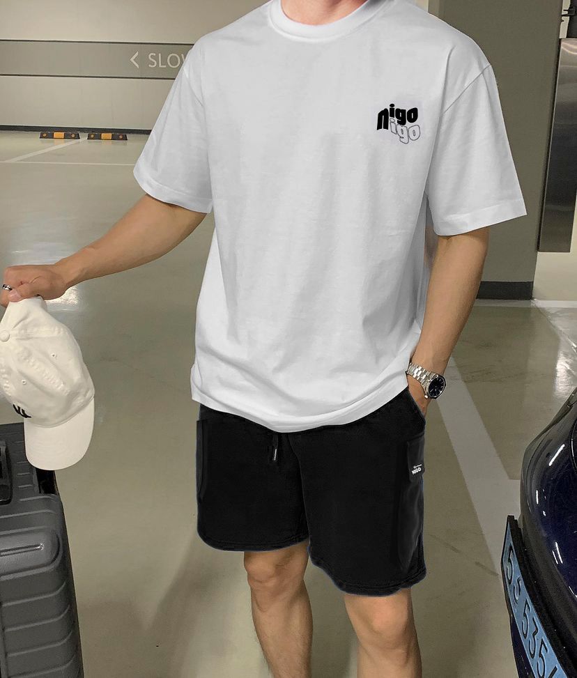 SMILE TEE LG NIGO TRẮNG