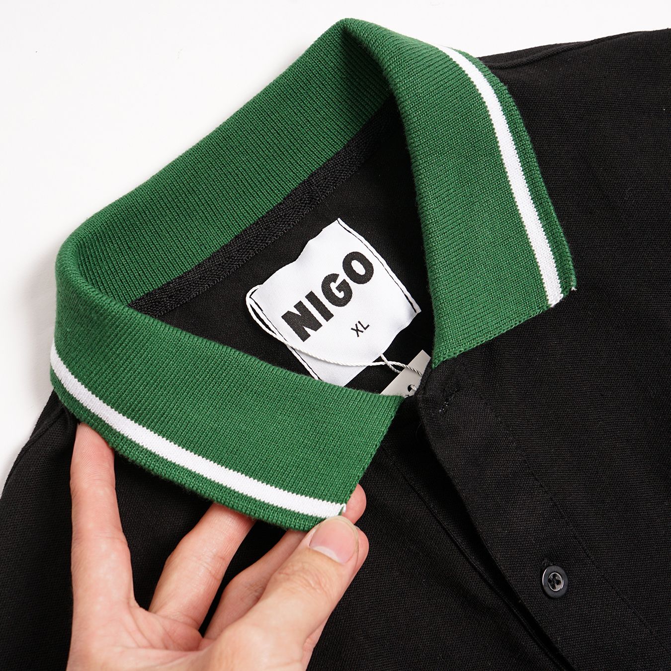  Polo Black Collab green neck 22 