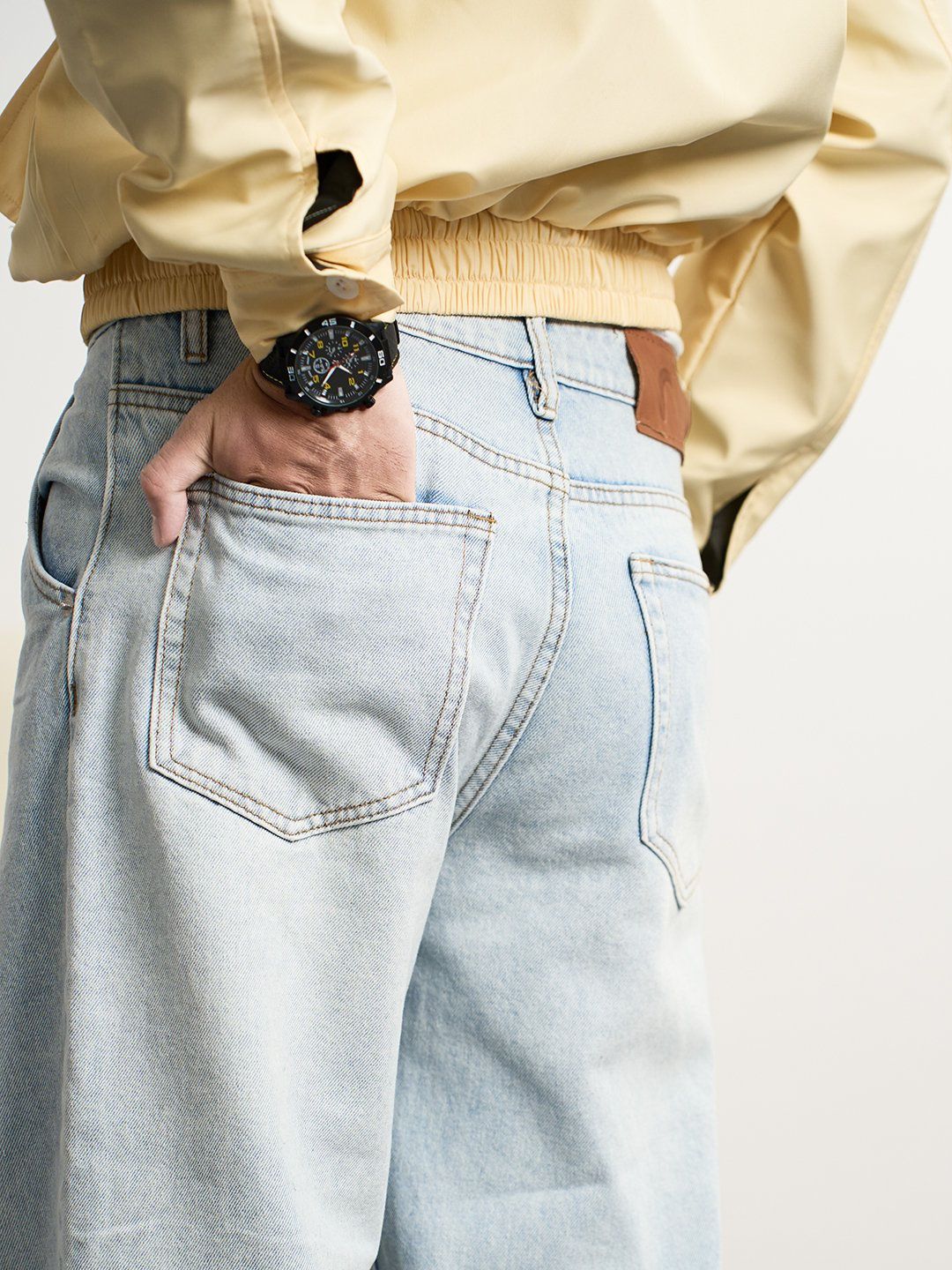 Quần jean ống rộng wideleg nig light
