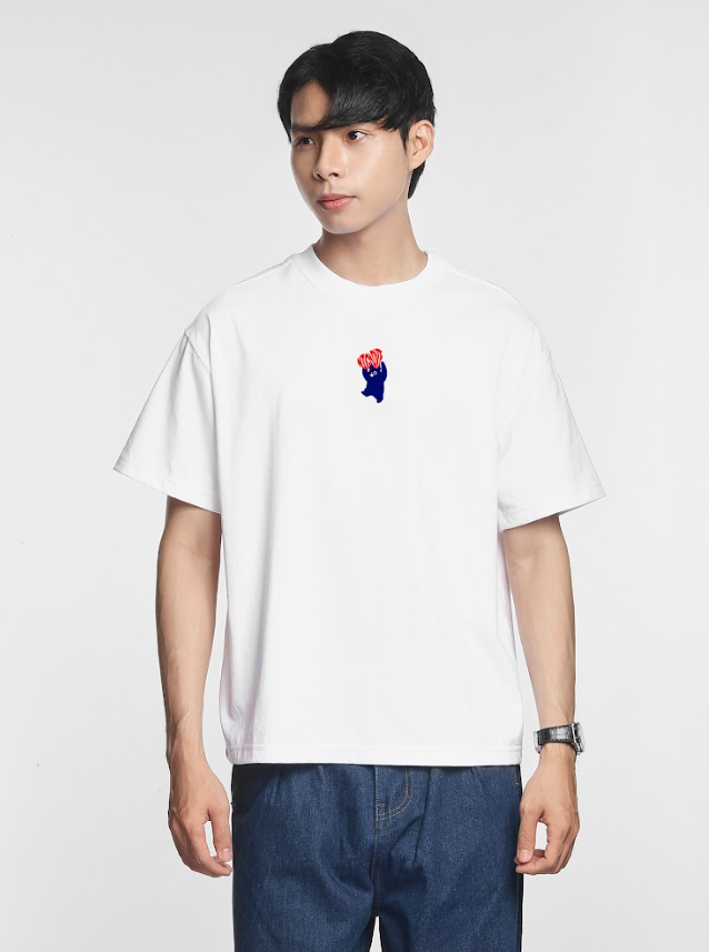Áo boxy nigo love bear