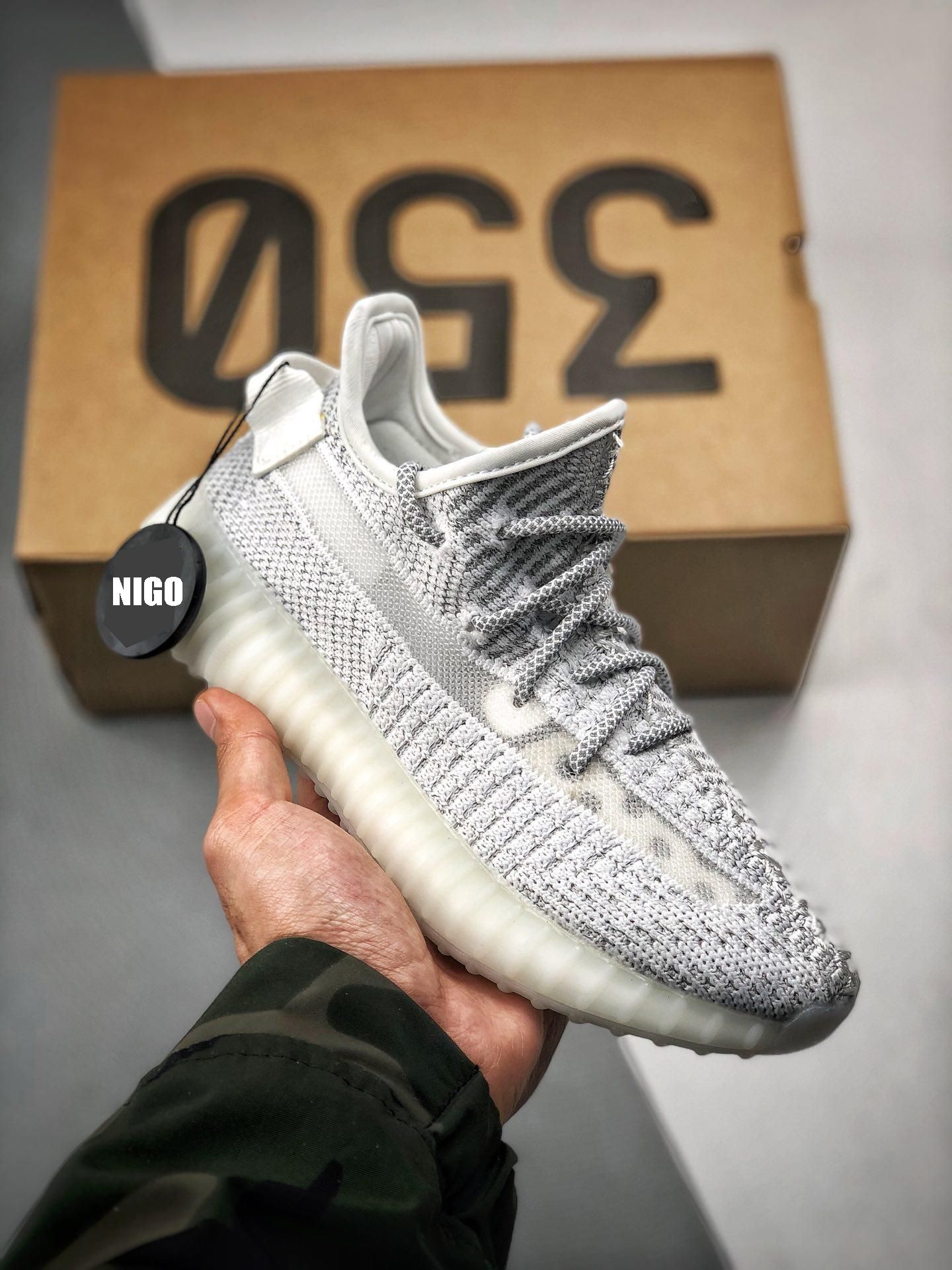  Giày yeezy 350 v2 static rep 