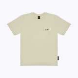  Áo T-Shirts ZOE Logo nhỏ Vàng Kem 