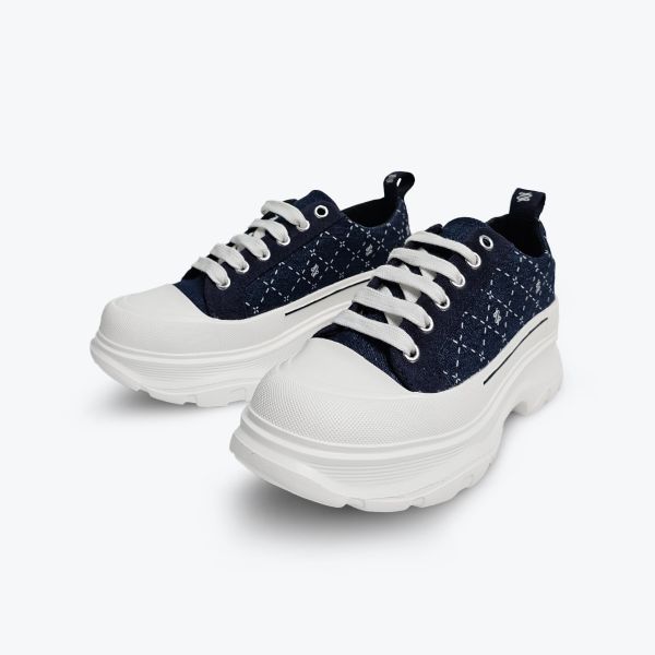  Giày sneakers nữ Sponge Monogram - Denim 