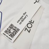  Áo T-Shirts ZOE Logo nhỏ White 