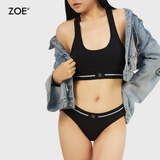  Combo 3 Quần lót nữ Cotton Logo Zoe  - Xám 