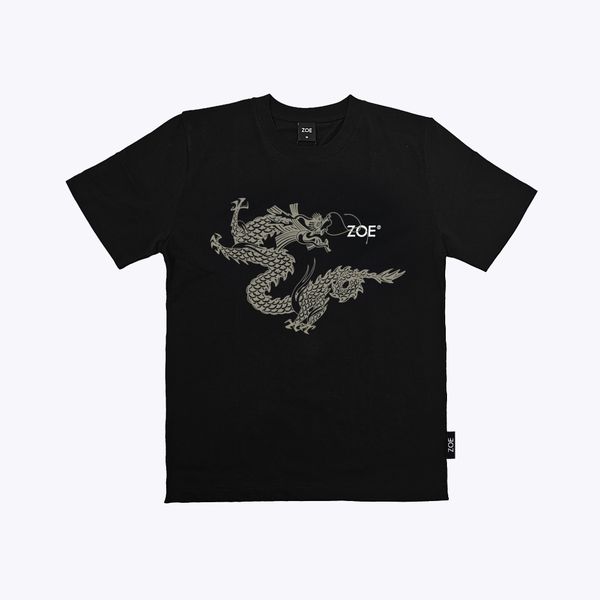  Áo T-Shirts ZOE Dragon Vàng Kem 