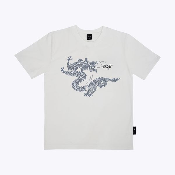  Áo T-Shirts ZOE Dragon White 