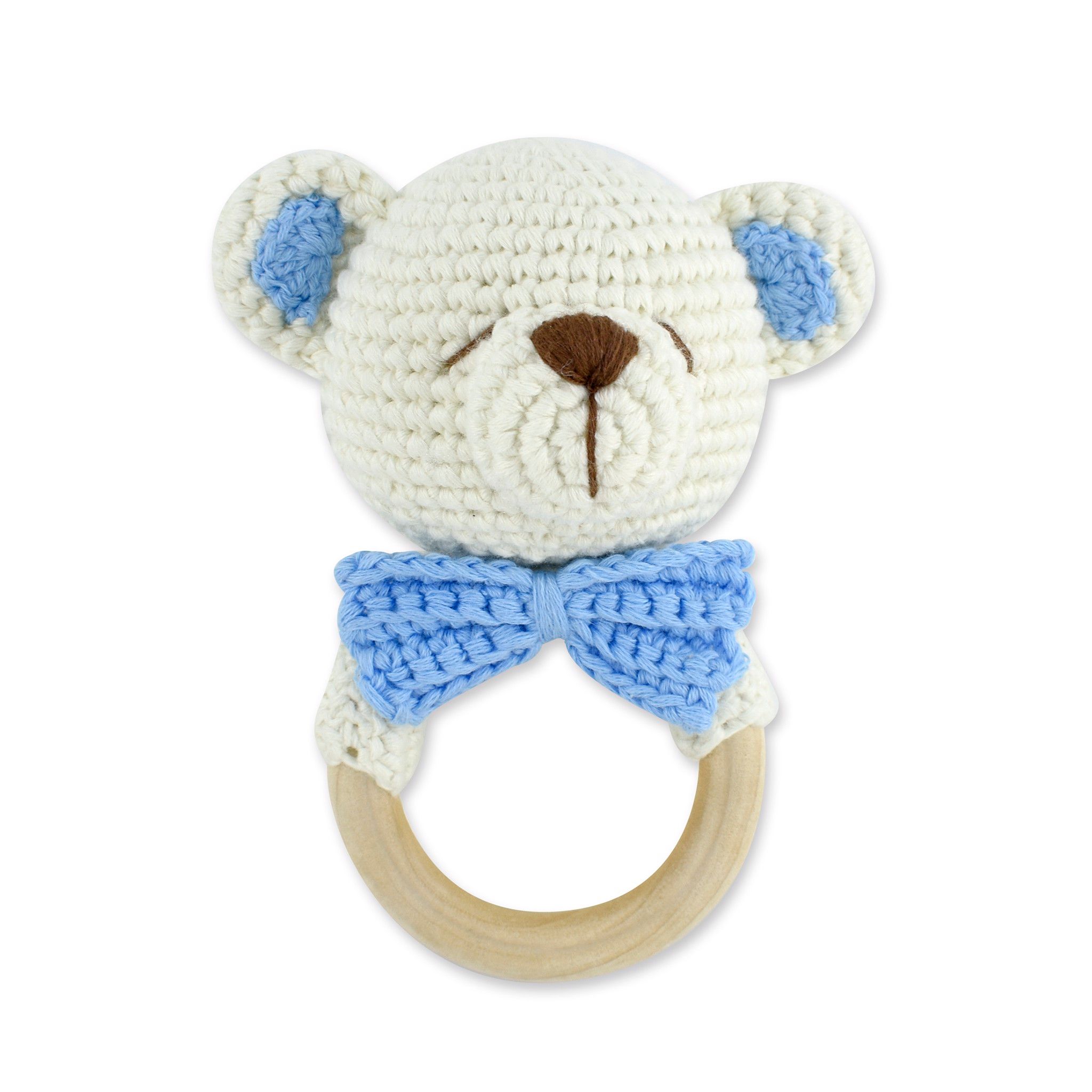 Shaker Ring Rattle Bear - Bully
