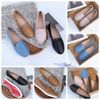 Giày Slip on đế đỏ phối quai ngang xoắn - MS: SL-59004