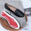 Giày Slip on đế đỏ phối quai ngang xoắn - MS: SL-59004