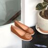 Giày Slip on nữ đế trắng phối khoá NY - MS: SL-56001