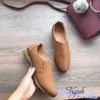 Slip on da bò Tigish cổ V