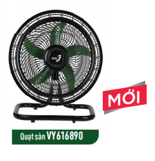 QUẠT SÀN ASIA TURBO ONE - 55W VY616890/VY616790 (ĐEN/XÁM)