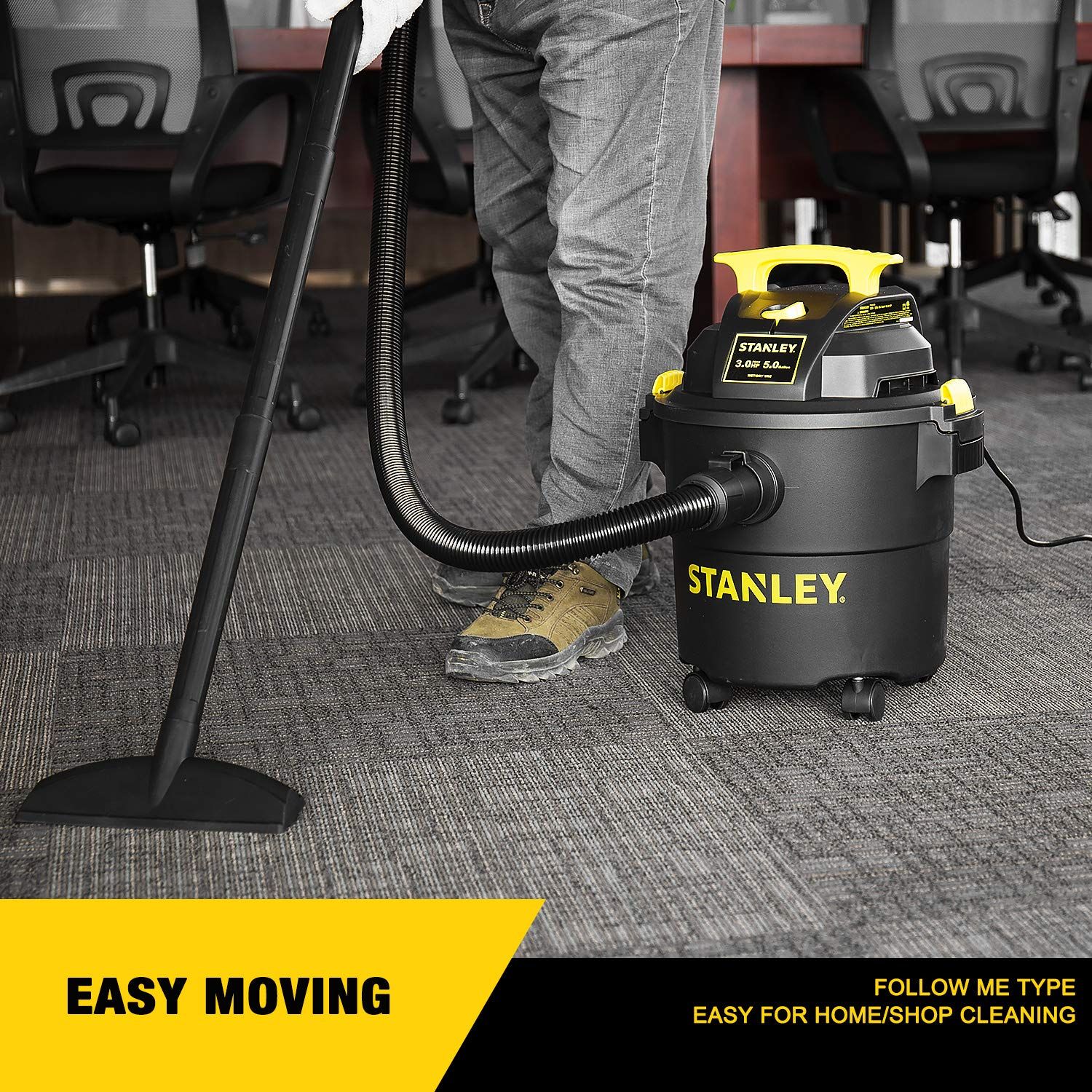 Máy Hút Bụi Công Nghiệp Hút Khô Và Ướt USA Stanley SL19199P - 4000W (5.5HP)