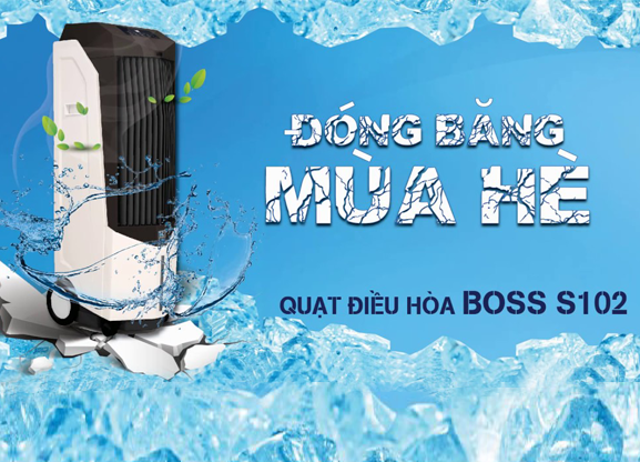 Quạt Điều Hòa Boss S-102 - Remote