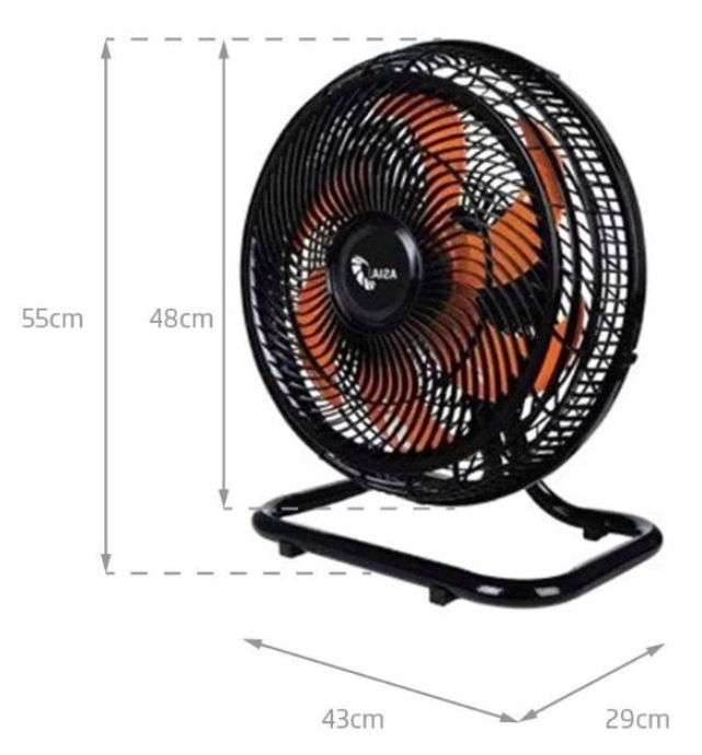 [Hỏa tốc] Quạt sàn ASIA 80W STB1601 / VY636890 - Sải cánh 40cm Turbo