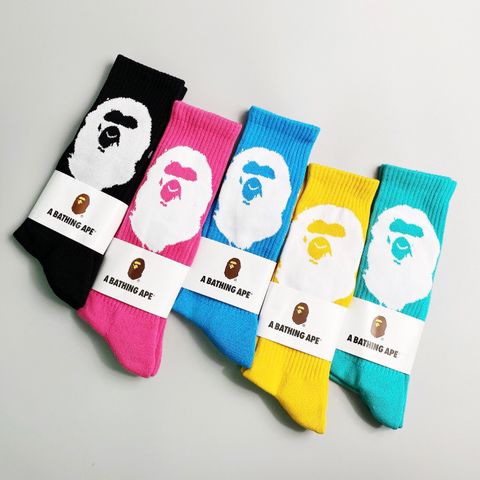  A Bathing Ape® Ape Head Socks (5 colors ) 