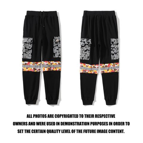  BAPE® 2 POCKET CAMO JOGGER PANTS BLACK(HẾT HÀNG) 