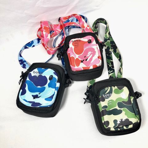  BAPE® ABC Mini Shoulder Bag - PINK/BLUE/GREEN 