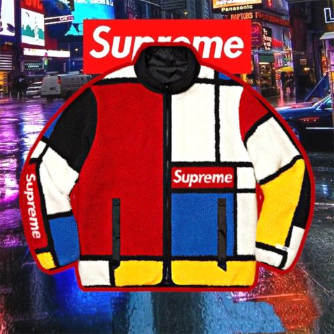  Supreme Reversible Colorblocked Fleece Jacket (BEST VERSION) (HẾT HÀNG) 