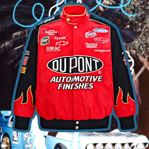  Vintage Nascar Jeff Cordon Dupont Racing Jacket (BEST VERSION) 