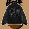 BAPE® x Neighborhood Numbering Exclusive Varsity Jacket Black