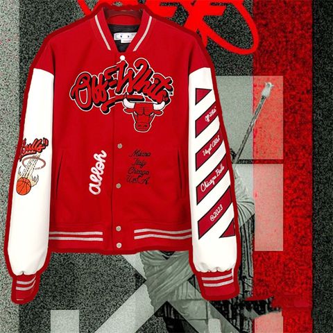  Off-White™ C/O Chicago Bulls Red Varsity (BEST VERSION) - (HẾT HÀNG) 