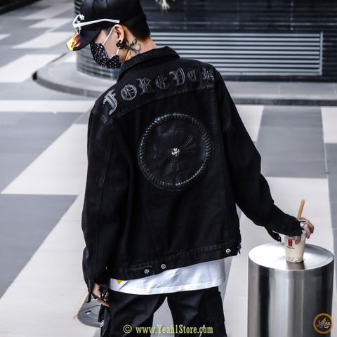  Chrome Hearts Denim Jacket(HẾT HÀNG) 